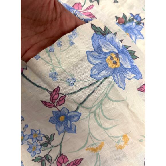 Vintage Floral House Dress Pockets Cottage GrandmaCore 1990s Small NEW - Picture 7 of 8